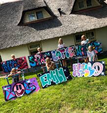 kinderfeestje graffiti